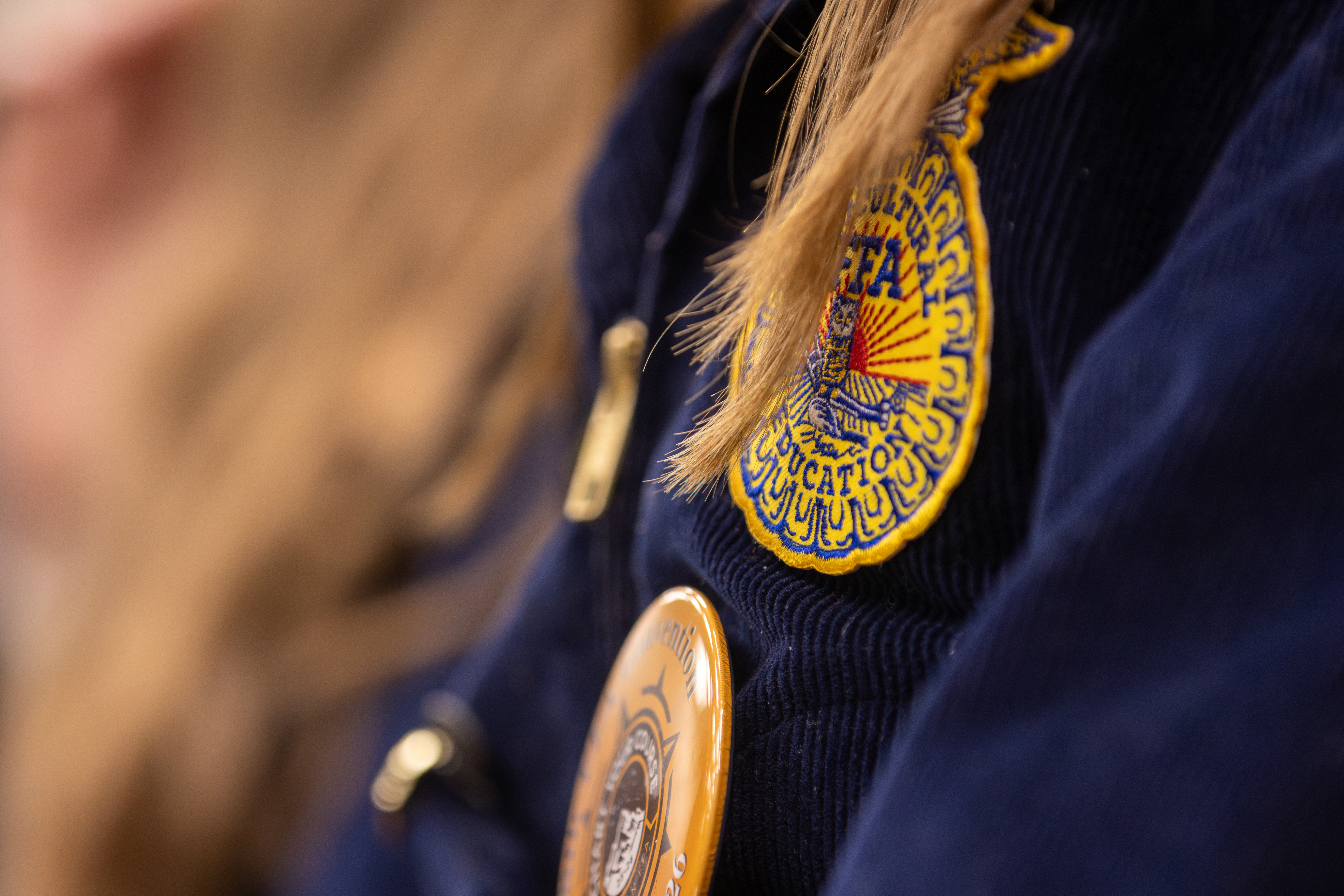 Michigan FFA members wearing official dress