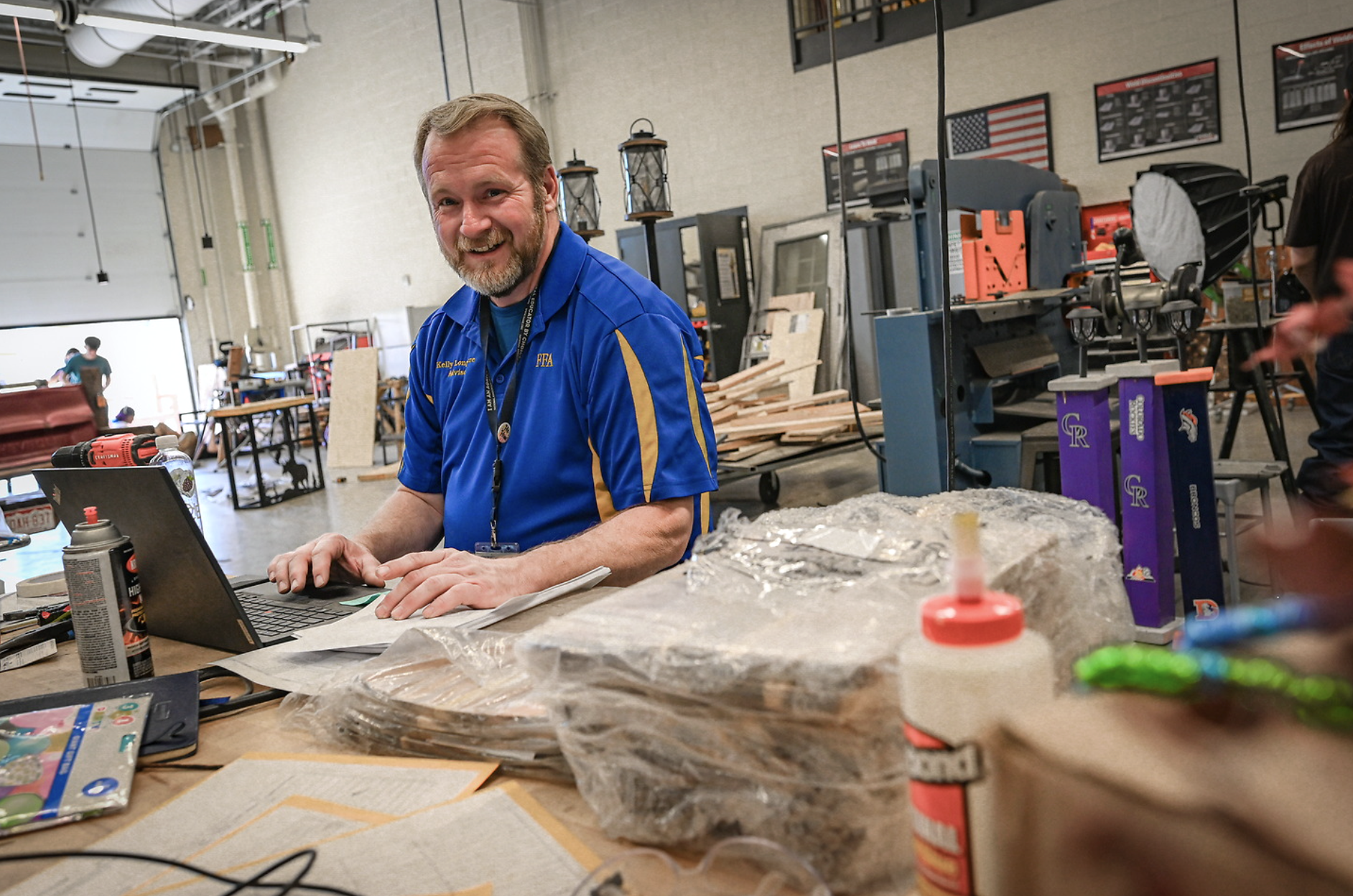 Michigan AFNR educator supporting students through classroom instruction