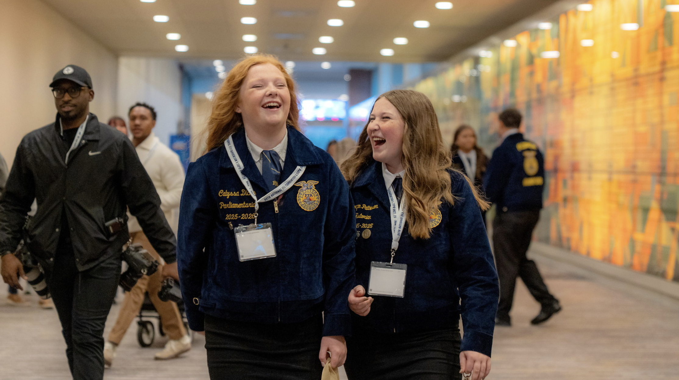 Michigan FFA members creating a welcoming environment