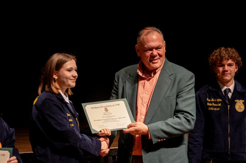 John Schut Presenting Schut Memorial WLC Scholarship