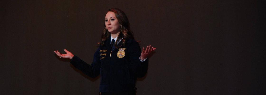 Andrea Williams FFA Public Speaking