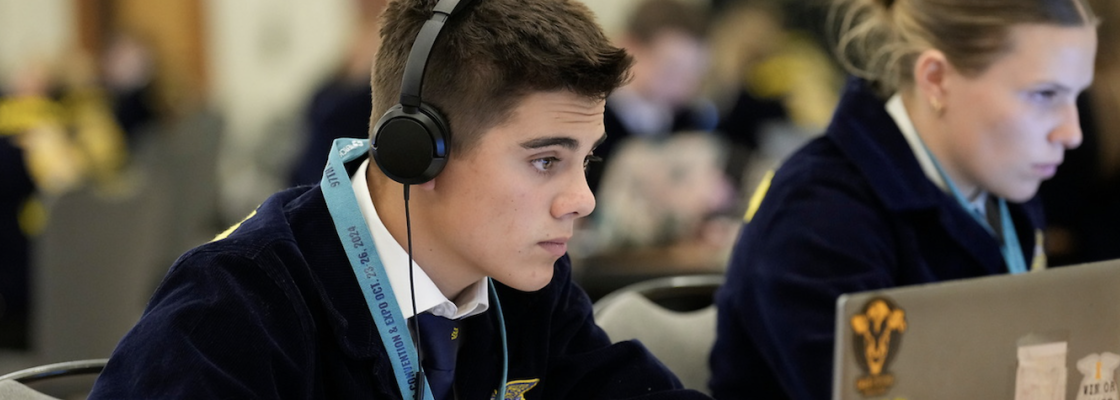 Students competing in Ag Communications