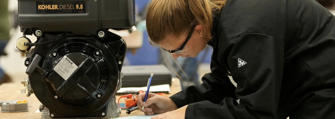 Students competing in Ag Mechanics