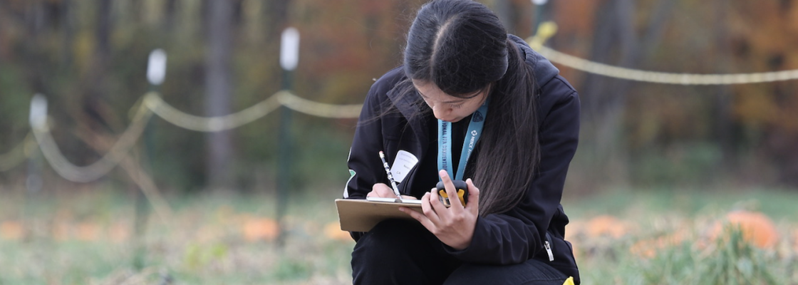 Students competing in Environmental Skills
